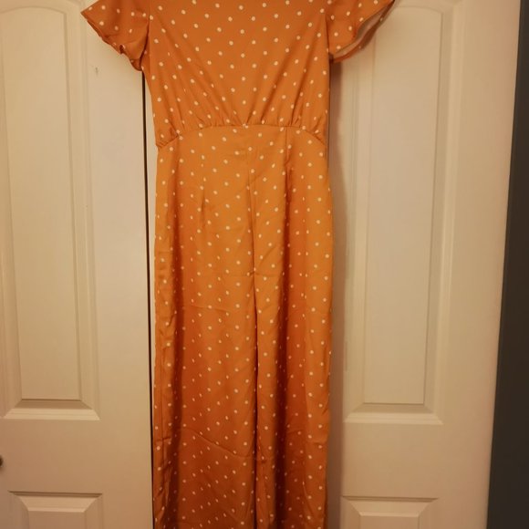 NEW | Dynamite Yellow Polka Dot Romper - Picture 5 of 10